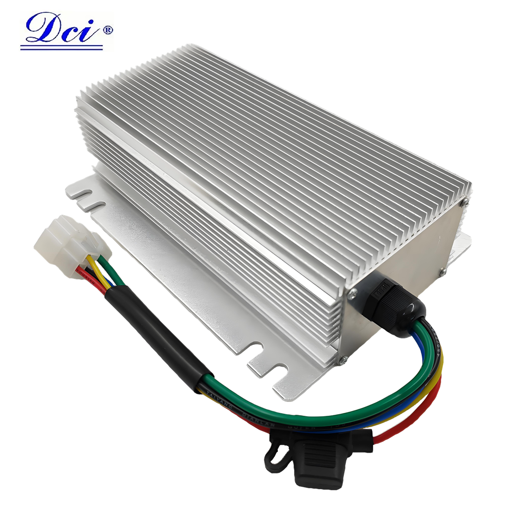隔离型直流转换器输入80V转24V电流20A功率480W适用高尔夫球车、观光车、叉车等场地车